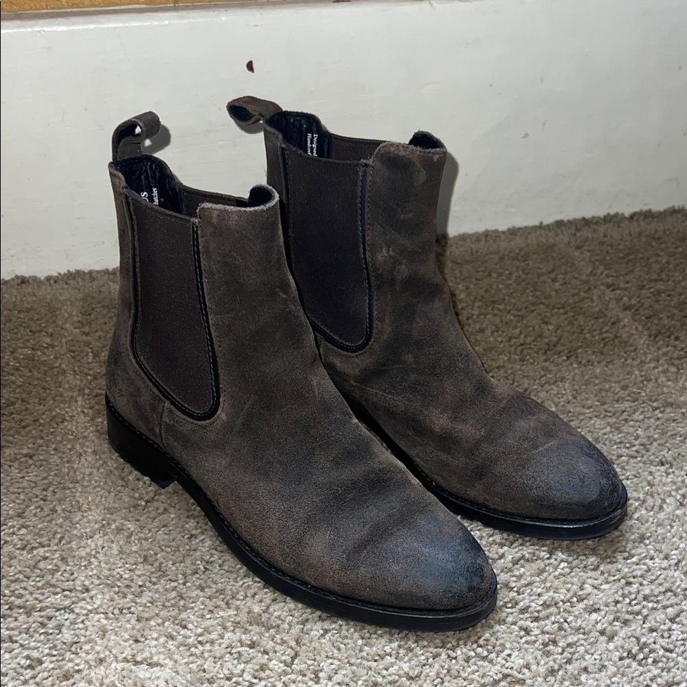 Thursday Boot Co Duchess - Dark Olive Suede